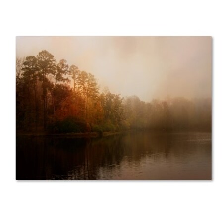 Jai Johnson 'Foggy Morning At Lake LaJoie' Canvas Art,18x24